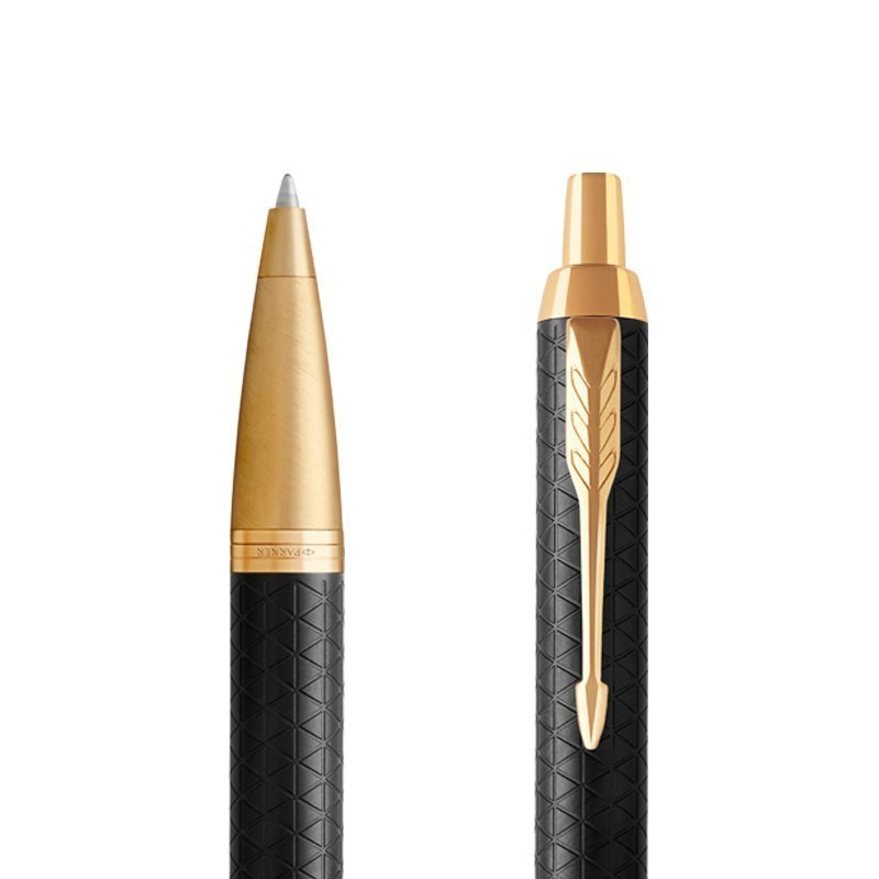 Długopis + Pióro Parker IM Premium Czarny GT [1931667/2]