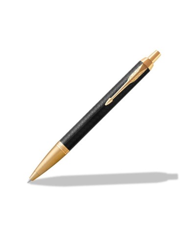 Długopis + Pióro Parker IM Premium Czarny GT z Grawerem [1931667/3]