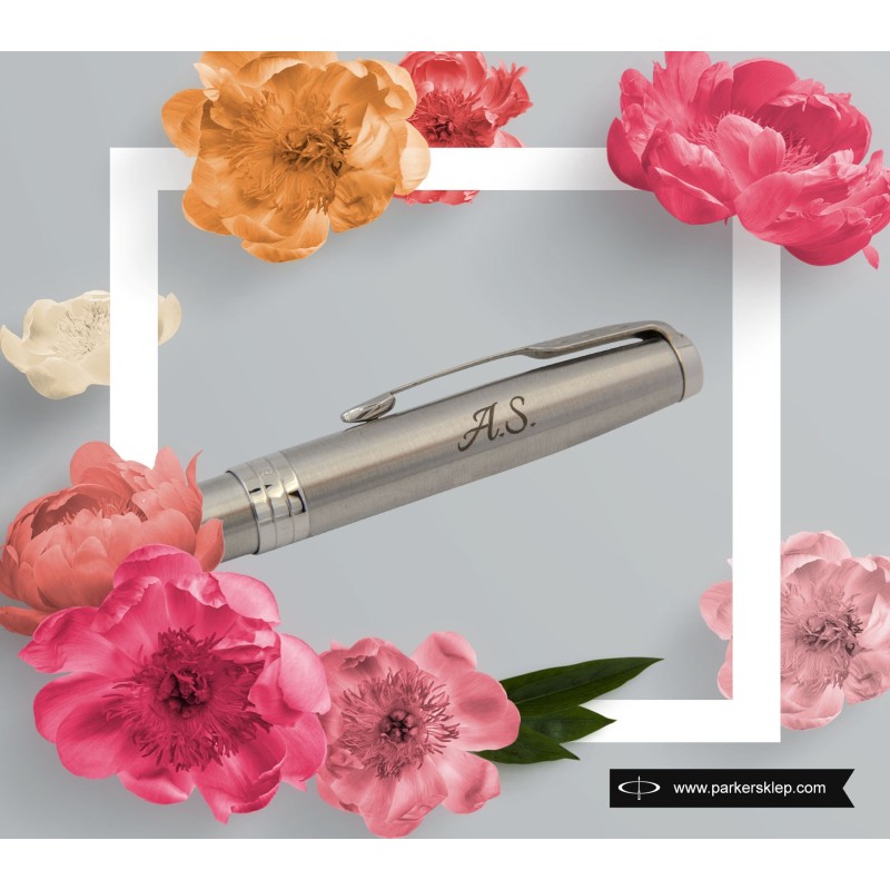 Długopis + Pióro Parker Sonnet Stalowe CT z Grawerem [1931512/2]