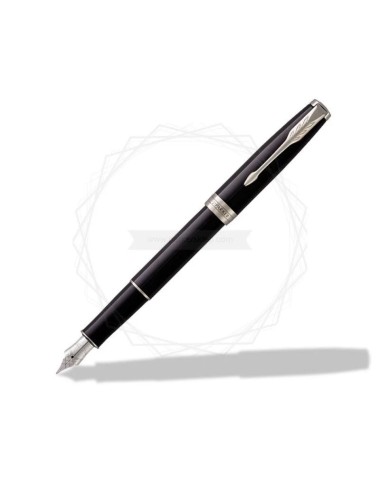 Długopis + Pióro Parker Sonnet Czarna Laka CT [1931502/1]