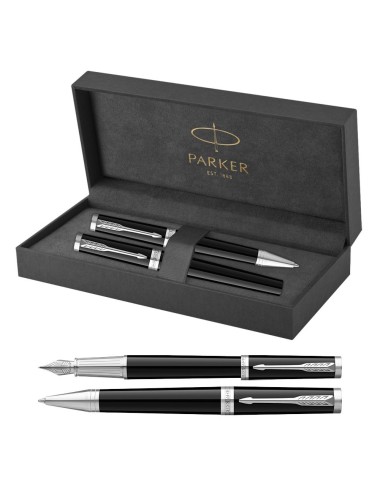 Długopis + Pióro Parker Ingenuity Czarne CT [2181997/1]