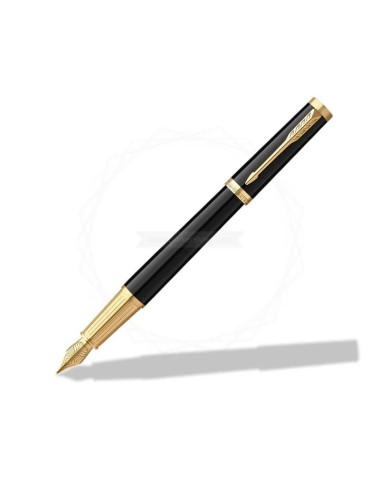 Długopis + Pióro Parker Ingenuity Czarne GT [2182008/1]