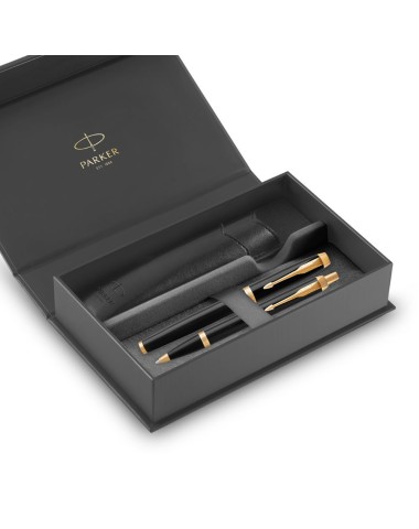 Długopis i Pióro Parker IM Czarny GT w Pudełku z Etui[1931666/24]