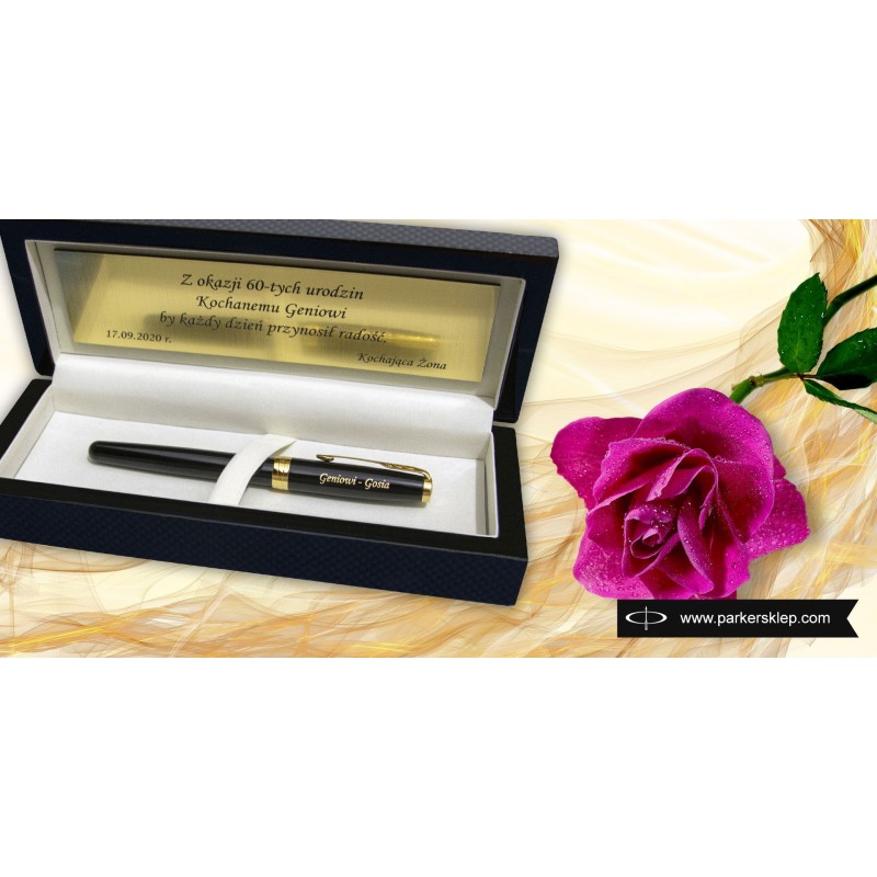 Pióro wieczne Parker Sonnet Czarne GT w Pudełku z Etui [1931495/5]