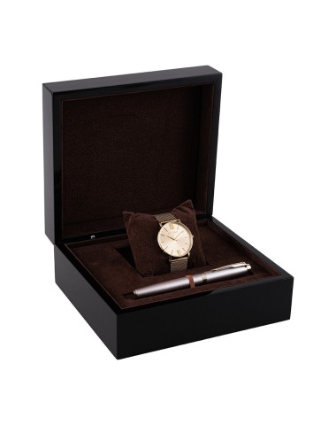 Zestaw Pióro wieczne Parker IM Champagne + Zegarek Paul Lorens [2172953/4]