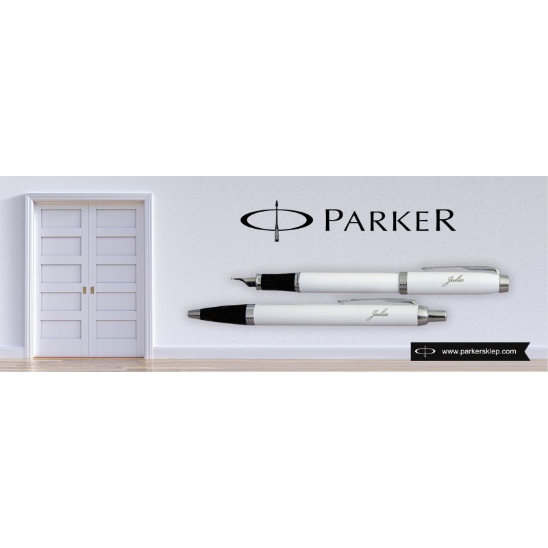 Pióro wieczne Parker IM Białe CT w Pudełku z Grawerem [1931672/1]