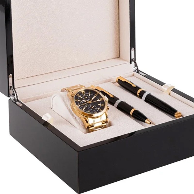 Zestaw Prezentowy Pióro i Długopis Parker IM + Zegarek Paul Lorens [1931666/ADS26]