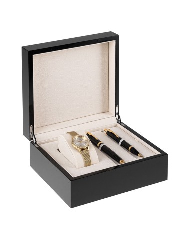 Zestaw Prezentowy Pióro i Długopis Parker IM + Zegarek Paul Lorens [1931666/27]
