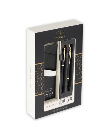 Zestaw prezentowy Parker pióro + długopis + etui
