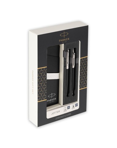 Zestaw upominkowy Pióro+Długopis Jotter czarny CT+Etui [KPLJOTTER7/1]