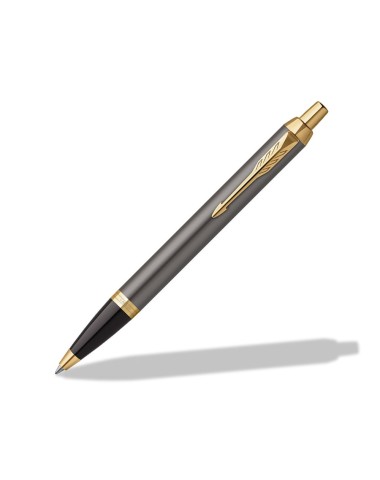 Zestaw Długopis Parker + Pióro IM Grey GT [2214613/1]