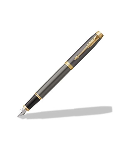 Zestaw Długopis Parker + Pióro IM Grey GT [2214613/1]