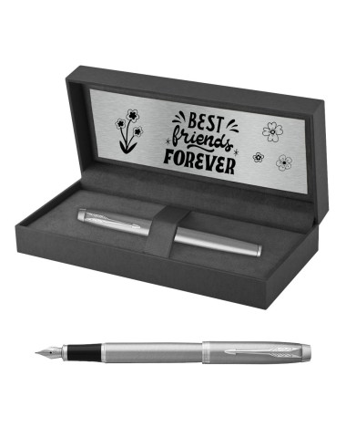 Pióro wieczne Parker IM Stainless Steel CT w Pudełku z Grawerem [2143635/10]