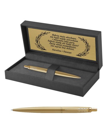 Długopis Parker Jotter XL Monochrome Gold w Pudełku z Grawerem [2122754/4]
