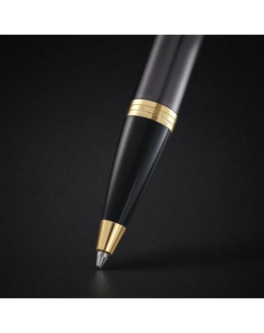 Zestaw Długopis Parker + Pióro IM Grey GT w Pudełku z Grawerem [2214613/3]