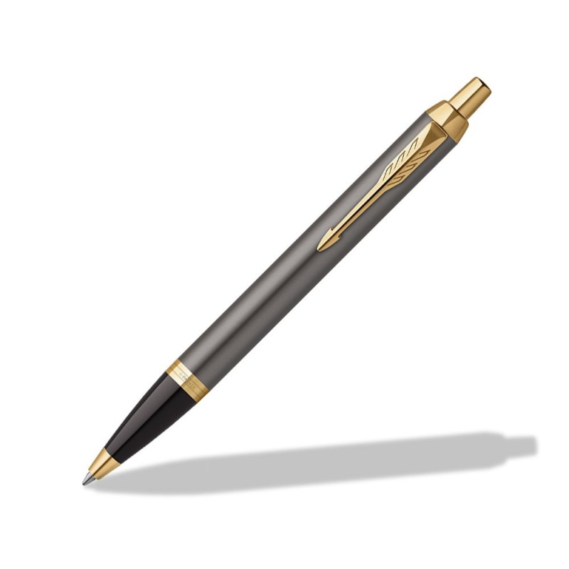 Zestaw Długopis Parker IM Grey GT w Pudełku z Grawerem [2214613/4]