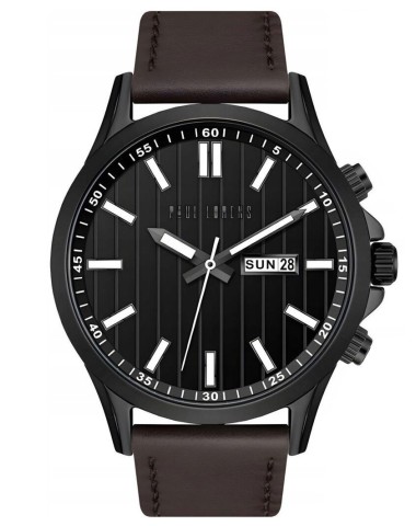 Zestaw Długopis i Pióro Parker IM Czarny CT + Zegarek Paul Lorens [1931665/10]