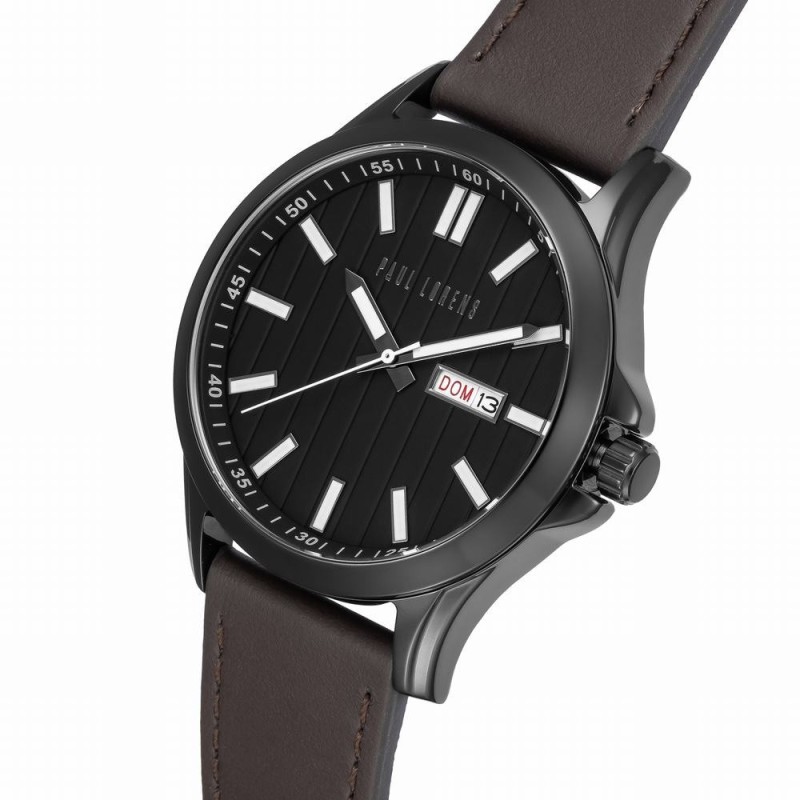 Zestaw Długopis i Pióro Parker IM Czarny CT + Zegarek Paul Lorens [1931665/10]