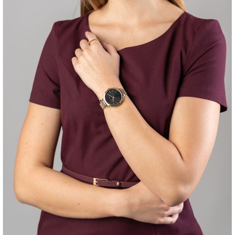 Zestaw Prezentowy Długopis i Pióro Parker IM Champagne + Zegarek Paul Lorens [2172956/9]