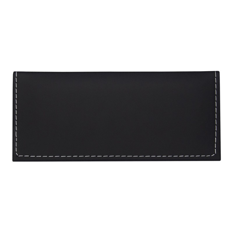 Czarne pudełko prezentowe ze skóry ekologicznej [P0201]