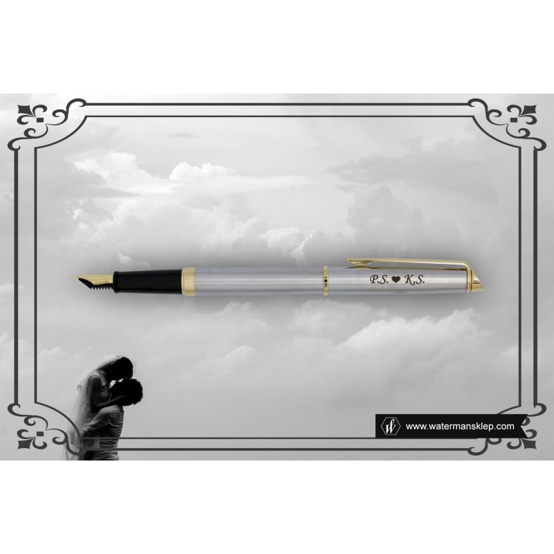 grawer_slider/ Pióro wieczne Waterman Hemisphere stalowe GT [S0920310] z grawerem