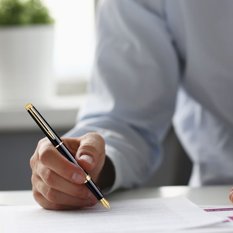 Zestaw Pióro Waterman Hemisphere czarne GT z grawerem