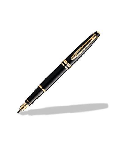 Zestaw Pióro Waterman Expert czarne GT z grawerem