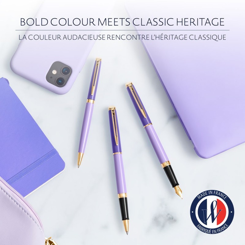 Pióro wieczne Waterman Hemisphere Color-Block Purple GT [2179900]