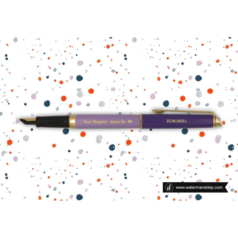 grawer_slider/ Pióro wieczne Waterman Hemisphere Color-Block Purple GT [2179900]