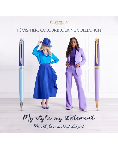 Długopis Waterman Hemisphere Color-Block Purple GT [2179923]