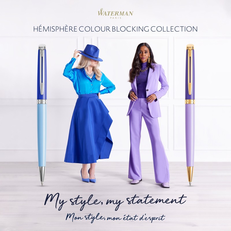 Długopis Waterman Hemisphere Color-Block Purple GT [2179923]