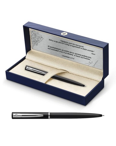 Długopis Waterman Allure czarny matowy CT w Pudełku z Grawerem [2068192/1]