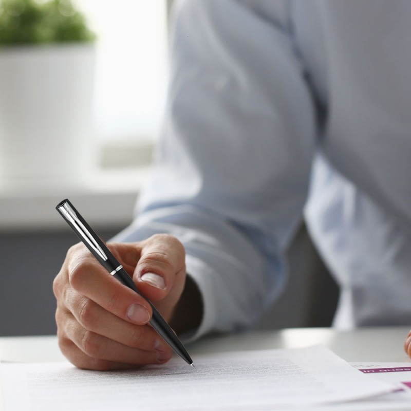 Długopis Waterman Allure czarny matowy CT w Pudełku z Grawerem [2068192/1]