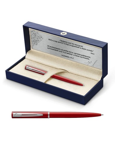 Długopis Waterman Allure czerwony CT w Pudełku z Grawerem [2068193/1]
