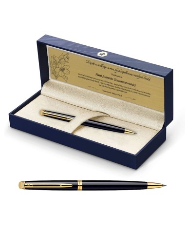 Długopis Waterman Hemisphere czarny GT w Pudełku z Grawerem [S0920670/1]