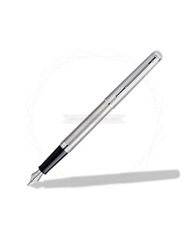 Długopis i Pióro Waterman Hemisphere stalowy CT w Pudełku z Grawerem [S0920470/2]