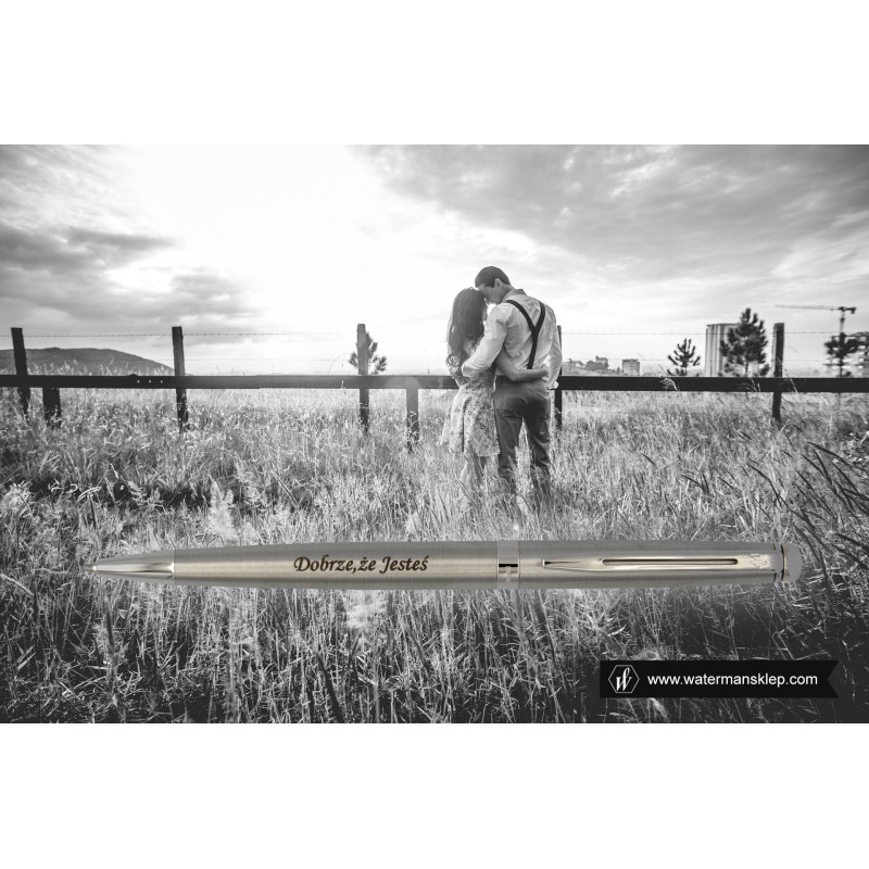 grawer_slider/ Długopis Waterman Hemisphere stalowy CT [S0920470] z grawerem: Dobrze że jesteś