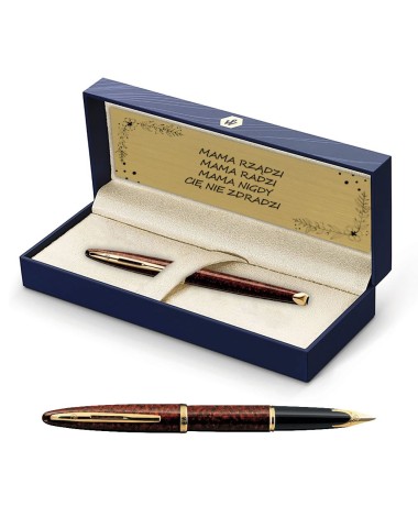 Pióro Waterman Carene GT w kolorze bursztynowym w Pudełku z Grawerem [S0700860/1]