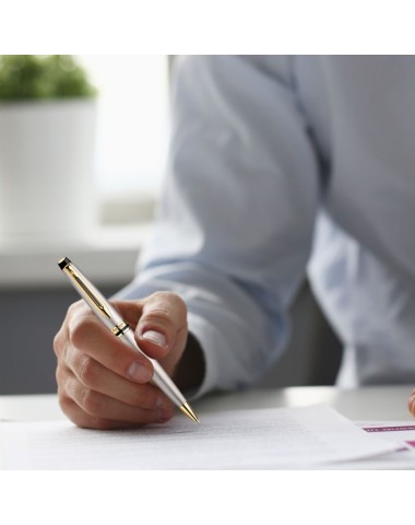 Długopis Waterman Expert stalowy GT w Pudełku z Grawerem [S0952000/1]