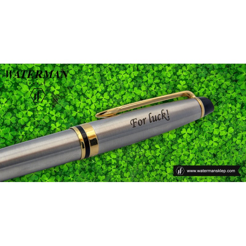 grawer_slider/ Pióro wieczne Waterman Expert stalowe GT [S0951940] z grawerem