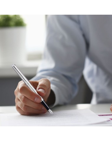 Pióro wieczne Waterman Hemisphere stalowe CT w Pudełku z Grawerem [S0920410/1]