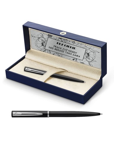 Długopis Waterman Allure czarny matowy CT w Pudełku z Grawerem [2068192/4]