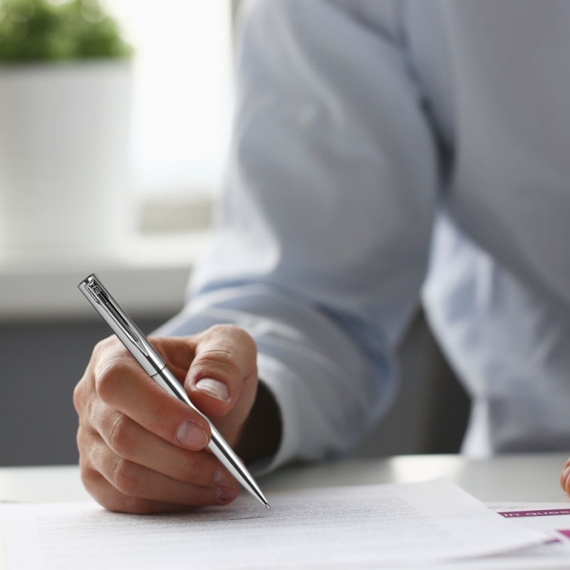 Długopis Waterman Allure srebrny CT w Pudełku z Grawerem [S0174996/1]