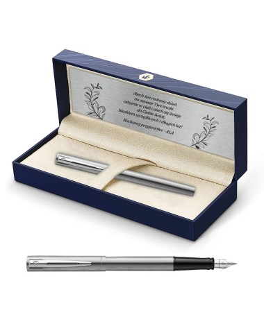 Pióro wieczne Waterman Allure stalowe CT w Pudełku z Grawerem [2085910/2]
