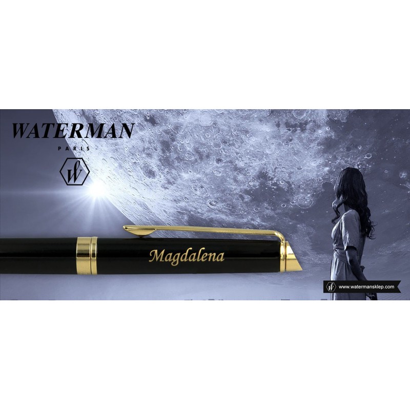 grawer_slider/ Pióro wieczne Waterman Hemisphere czarne GT [S0920610] z grawerem MAGDALENA