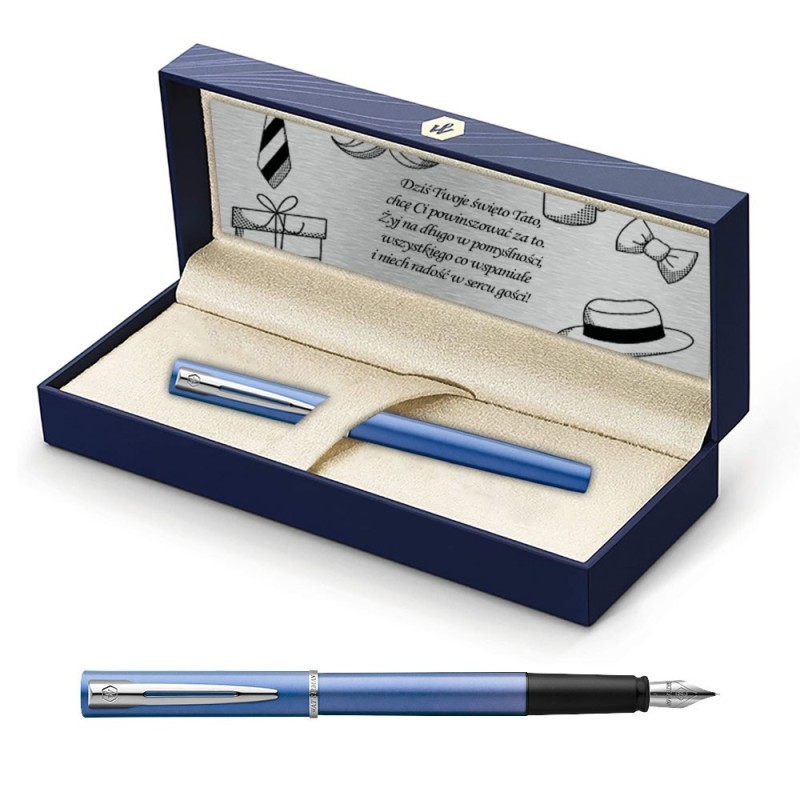Pióro wieczne Waterman Allure niebieskie CT w Pudełku z Grawerem [2068195/3]
