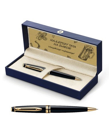 Długopis Waterman Expert czarny GT w Pudełku z Grawerem [S0951700/6]