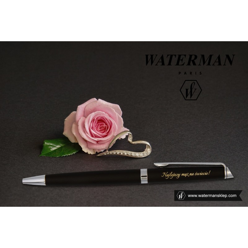 grawer_slider/ Długopis Waterman Hemisphere czarny matowy CT z grawerem dla męża