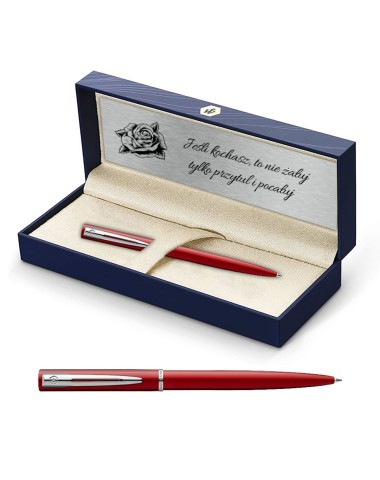 Długopis Waterman Allure czerwony CT w Pudełku z Grawerem [2068193/3]