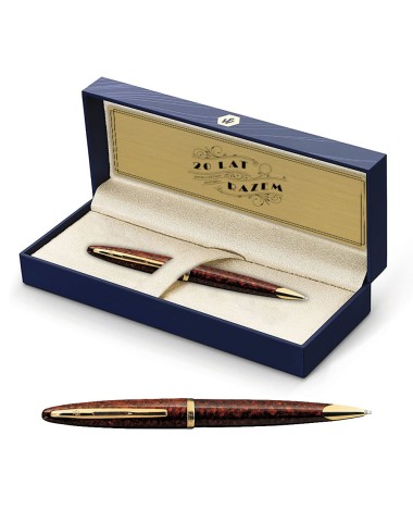 Długopis Waterman Carene bursztyn GT w Pudełku z Grawerem [S0700940/3]